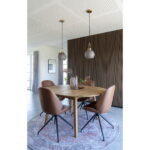 Monte Carlo söögitool pöörlev, kunstnahk, vintage brown, mustad jalad Söögilauatoolid, taburetid, pingid Homewell 22