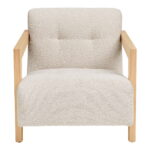 Caracase käetugedega tugitool, tamm, beež Salongi- ja köögimööbel