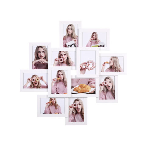 Fotoraam 63.3×63.3×3.6cm valge Pildiraamid
