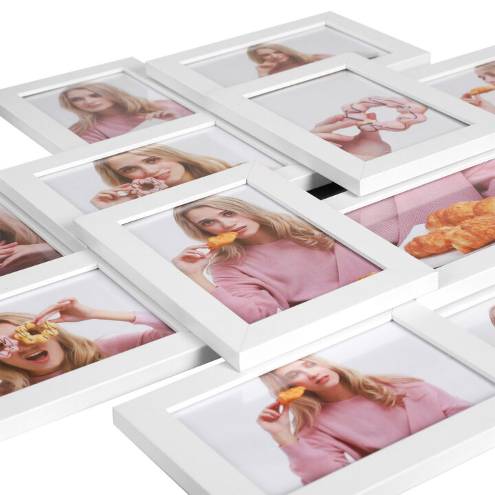 Fotoraam 63.3×63.3×3.6cm valge Pildiraamid