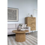 Lido vasakpoolne liivakarva diivanvoodi nelja padja ja naturaalsest puidust jalgadega Diivanvoodid