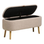 Harlow pink panipaigaga, bouclé, beež, 95x37x45 cm Elutoamööbel Homewell 14