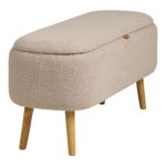 Harlow pink panipaigaga, bouclé, beež, 95x37x45 cm Elutoamööbel Homewell 15