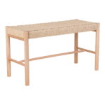 Abano naturaalsest vitstest istmega pink, paplipuit, naturaalne, 80x35x45 cm Elutoamööbel Homewell 8