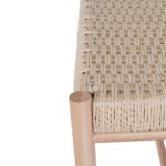 Abano naturaalsest vitstest istmega pink, paplipuit, naturaalne, 80x35x45 cm Elutoamööbel Homewell 11