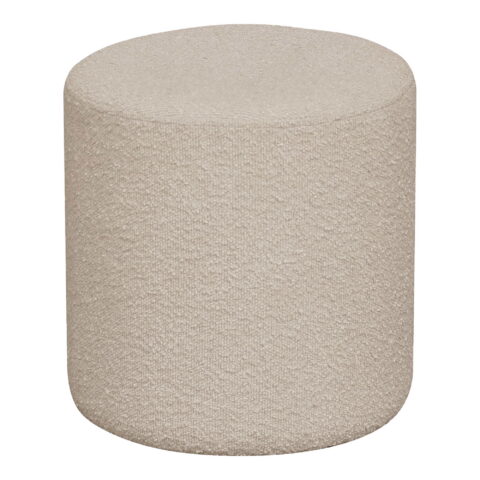 Ejby pouf, bouclé, beež, ø34×36 cm Elutoamööbel