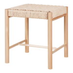 Abano punutud istmega tool, paplipuit, naturaalne, 42x42x46,5 cm Söögilauatoolid, taburetid, pingid Homewell 6