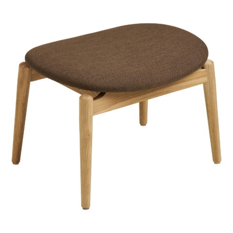 Olvera jalatugi, tamm, naturaalne/pruun Söögilauatoolid, taburetid, pingid