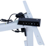 Lauajalg ERGO FIT 1-mootoriga, valge Kontorimööbel