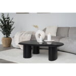 Tirano kohvilaud, saarespoon, must, 78x96x32 cm Kohvilauad Homewell 12