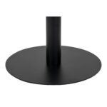 Bolzano kohvilaud, marmori imitatsiooniga pealispind, valge, must jalg, ø70×45 cm Diivanvoodid