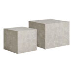 Praha kohvilaud, marmori imitatsioon, beež, 2 tk komplekt Diivanvoodid