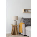 Osaka abilaud, tammevineer, naturaalne, ø40×50 cm Diivanilauad ja abilauad 4