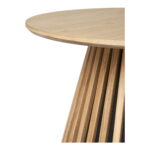 Osaka kohvilaud, tammevineer, naturaalne, ø70×45 cm Diivanvoodid