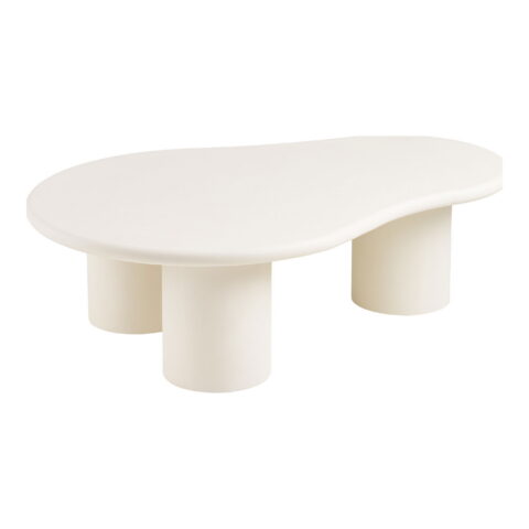 Palmera kohvilaud, tsemendi imitatsioon, valkjas, 80x120x35 cm Diivanvoodid