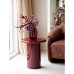 Otago abilaud, bordoopunane, ø45×50 cm Diivanilauad ja abilauad