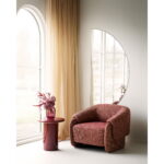 Otago abilaud, bordoopunane, ø45×50 cm Diivanilauad ja abilauad