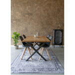 Touloni söögilaud lainelise servaga, tamm, naturaalne Söögilauad Homewell 29