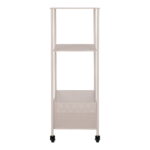 Torrese metallkäru, teras, liiv, 3 riiulit, 35x35x100 cm Köögiriiulid Homewell 7