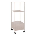 Torrese metallkäru, teras, liiv, 3 riiulit, 35x35x100 cm Köögiriiulid Homewell 6