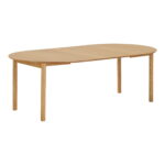 Bundabergi söögilaud, tammevineer, pikendusplaatidega, ø120×120-170-220×75 cm Söögilauad Homewell 12