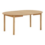 Bundabergi söögilaud, tammevineer, pikendusplaatidega, ø120×120-170-220×75 cm Söögilauad Homewell 14