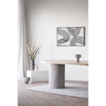 Solva söögilaud, saarepuu, naturaalne/liiv, 100x220x75 cm Söögilauad