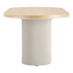 Solva söögilaud, saarepuu, naturaalne/liiv, 100x220x75 cm Söögilauad