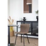 Fano kohvikulaud, melamiin, tume kivi imitatsioon, must metalljalg, 70x70x75 cm Diivanilauad ja abilauad Homewell 16