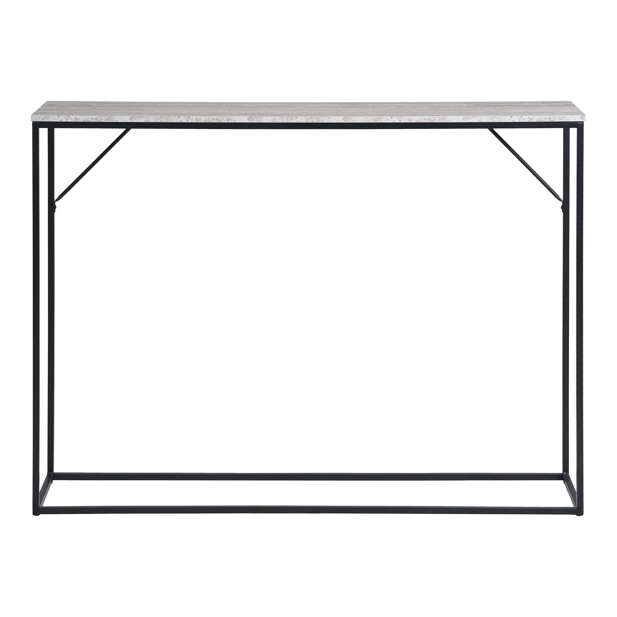 Vita konsoollaud, 1 riiul, travertiini imitatsioon, must raam, 110x26x80 cm Diivanilauad Vita konsoollaud, 1 riiul, travertiini imitatsioon, must raam, 110x26x80 cm Diivanilauad