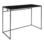 Vita kirjutuslaud, must, musta raamiga, 100x45x75 cm Kontor Homewell 14