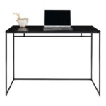 Vita kirjutuslaud, must, musta raamiga, 100x45x75 cm Kontor Homewell 15