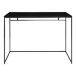 Vita kirjutuslaud, must, musta raamiga, 100x45x75 cm Kontor Homewell 16
