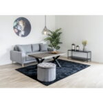 Vita tv-alus, 2 riiulit, must, must raam, 100x36x45 cm Elutoamööbel Homewell 12