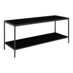 Vita tv-alus, 2 riiulit, must, must raam, 100x36x45 cm Elutoamööbel Homewell 8