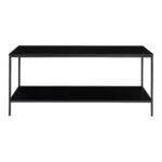 Vita tv-alus, 2 riiulit, must, must raam, 100x36x45 cm Elutoamööbel Homewell 10