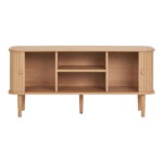Nikko tv-alus, 2 ust, naturaalne, 113x40x52 cm Elutoamööbel Homewell 9