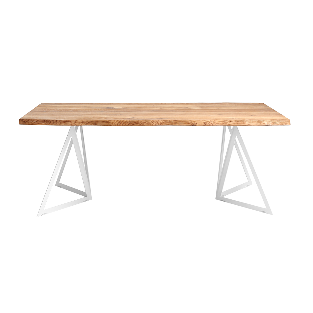 Söögilaud SHERWOOD 200×100 täispuit tamm valge Söögilauad Söögilaud SHERWOOD 200×100 täispuit tamm valge Söögilauad