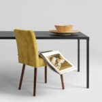 Söögilaud OBROOS METAL 160 must Söögilauad Homewell 8