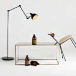 Kohvilaud TENSIO METAL 100×60 kuldne Elutoamööbel Homewell 8