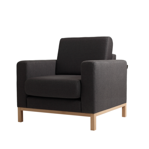 Tugitool SCANDIC Süsinik (et95) Naturaalne Elutoamööbel