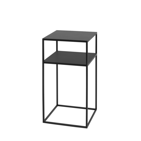 Kohvilaud TENSIO 2 FLOOR METAL 30 must Elutoamööbel