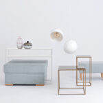 Konsoollaud Konsool TENSIO 2korruseline metall 100×35 valge Elutoamööbel Homewell 9