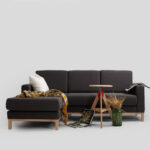 2kohaline vasakpoolne nurgadiivan SCANDIC süsinikkiust (et95) naturaalne Elutoamööbel Homewell 10