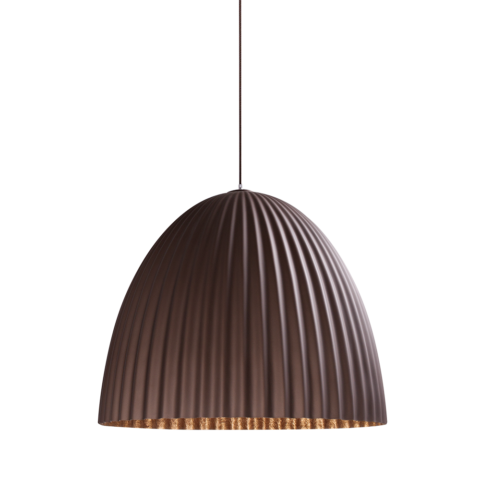 Rippvalgustid PLISSART L pruun/vask Laelambid