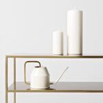 Konsoollaud FLOWER METALL 120 25P kuld Elutoamööbel Homewell 8