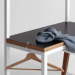 Riidenagi pingiga NEXT 75 valge must Esik ja Garderoob Homewell 9