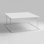 Kohvilaud WALT METAL 100×100 valge Elutoamööbel Homewell 10