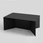 Kohvilaud OLI METAL 100×60 must Elutoamööbel Homewell 8