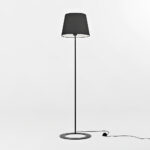 Põrandalamp SHADE LAMP musta varjuga musta jalaga Põrandalambid Homewell 8